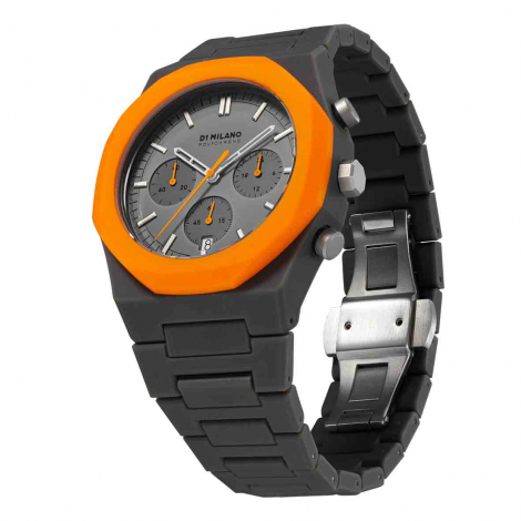 Montre D1 Milano Polychrono Orange Blast