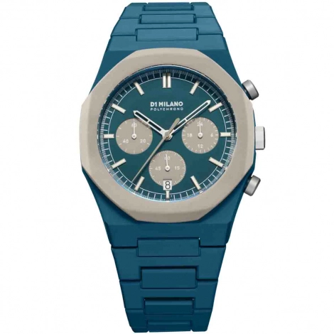 Montre D1 Milano Polychrono Petrol Blast