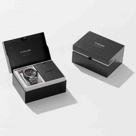 Montre D1 Milano Skeleton Gun Metal
