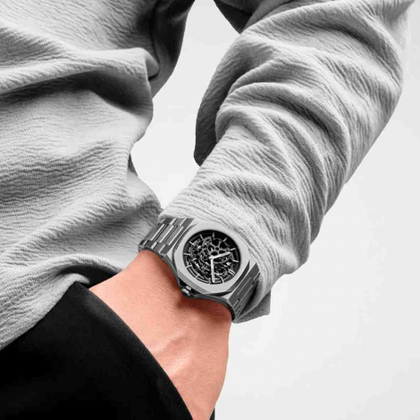 Montre D1 Milano Skeleton Gun Metal