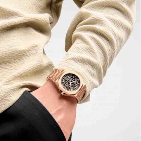 Montre D1 Milano Skeleton - Rose Gold