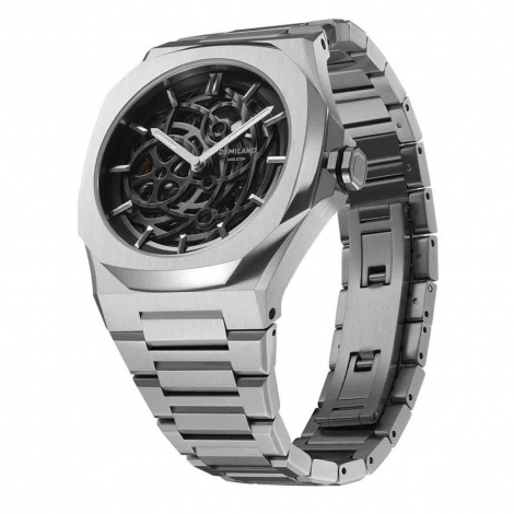Montre D1 Milano Skeleton Silver