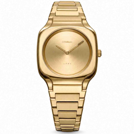 Montre D1 Milano Square - Disco Gold � combiner