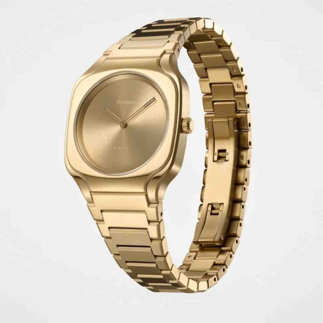 Montre D1 Milano Square - Disco Gold