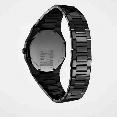 Montre D1 Milano Ultra Thin - Black Mirror