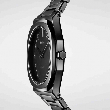 Montre D1 Milano Ultra Thin - Black Mirror
