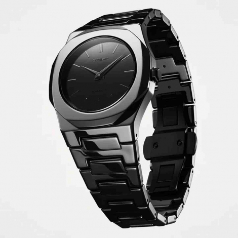 Montre D1 Milano Ultra Thin - Black Mirror