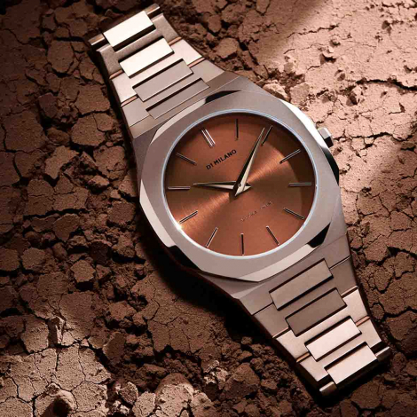 Montre D1 Milano Ultra Thin Chocolate