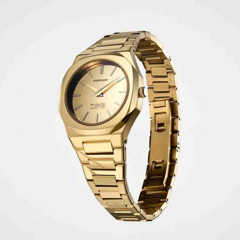 Montre D1 Milano Ultra Thin - Gold Gleam