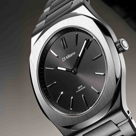 Montre D1 Milano Ultra Thin - Groovy Black