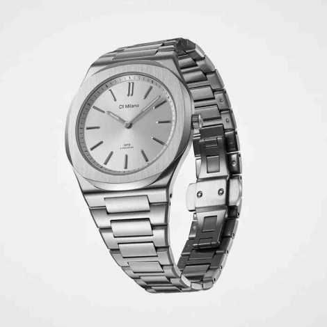 Montre D1 Milano Ultra Thin - Groovy Silver