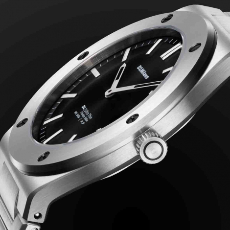 Montre D1 Milano Ultra Thin - Obsidian Sealed