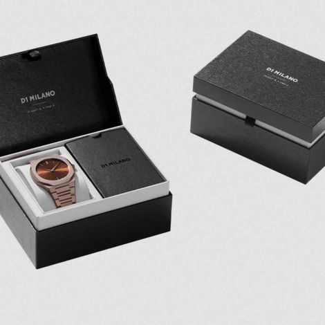 Montre D1 Milano Ultra Thin Chocolate