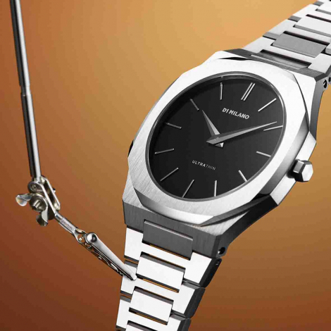 Montre D1 Milano Ultra Thin Re_Silver