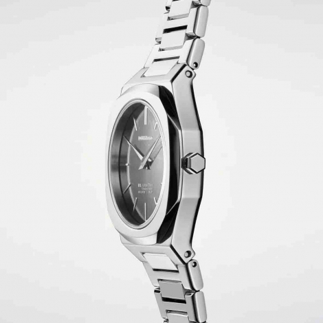 Montre D1 Milano Ultra Thin - Silver Gleam