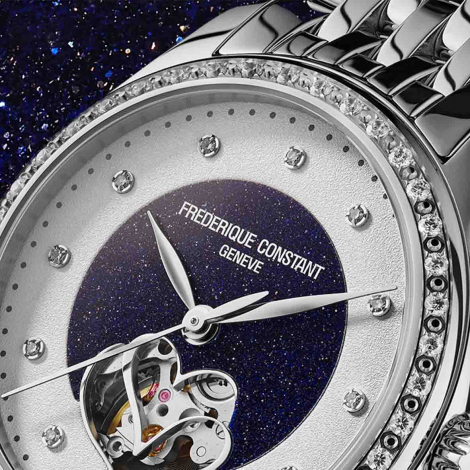 Montre Fr�d�rique Constant Classics Ladies Automatic Double Heart Beat - Aventurine