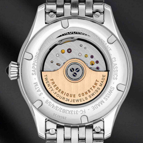 Montre Fr�d�rique Constant Classics Ladies Automatic Double Heart Beat - Malachite