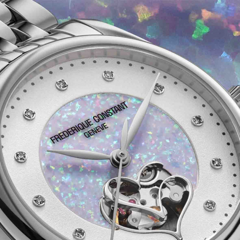 Montre Fr�d�rique Constant Classics Ladies Automatic Double Heart Beat - Opale