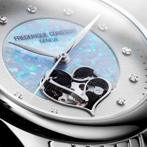 Montre Fr�d�rique Constant Classics Ladies Automatic Double Heart Beat - Opale