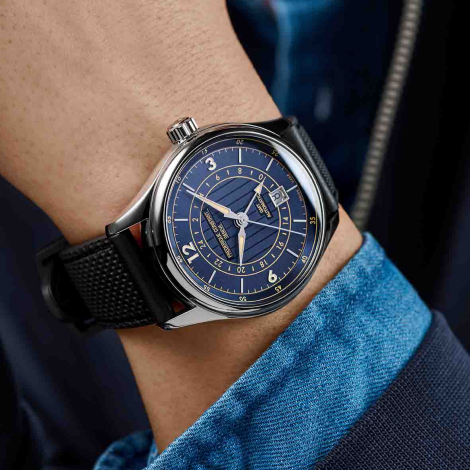  Montre  Fr�d�rique Constant Runabout GMT