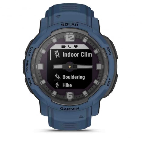 Montre Garmin Instinct Crossover Solar - Bleue