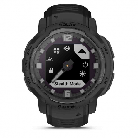 Montre Garmin Instinct Crossover Solar - Tactical Edition - Noire