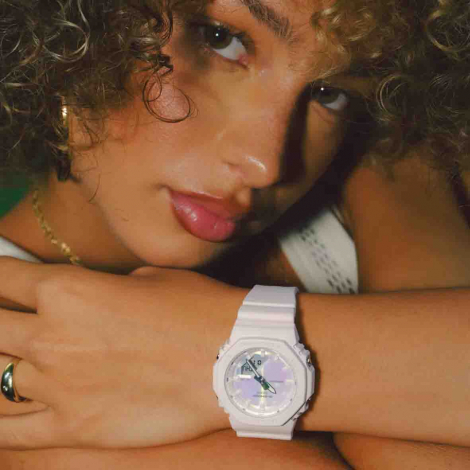 Montre GShock Classic Lady - S�rie GMA - P2100PC - Rose p�le