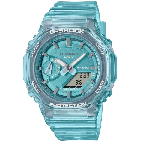 Montre GShock Classic Lady - Srie GMA-S - Transparent Bleu