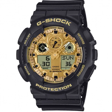 Montre GSHOCK Classic - Srie GA-100 - Noir Dor