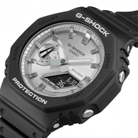 Montre GShock Classic - S�rie GA-2100 - Gris & Argent