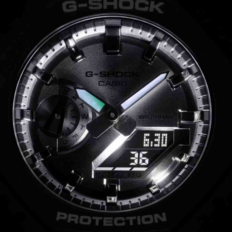 Montre GShock Classic - S�rie GA-2100 - Gris & Argent