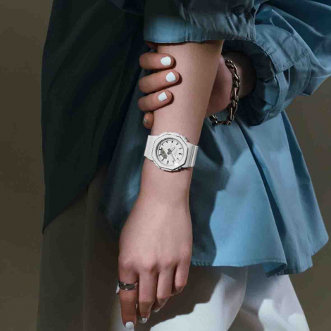 Montre GShock Classic - S�rie GMA-P2110- Blanc