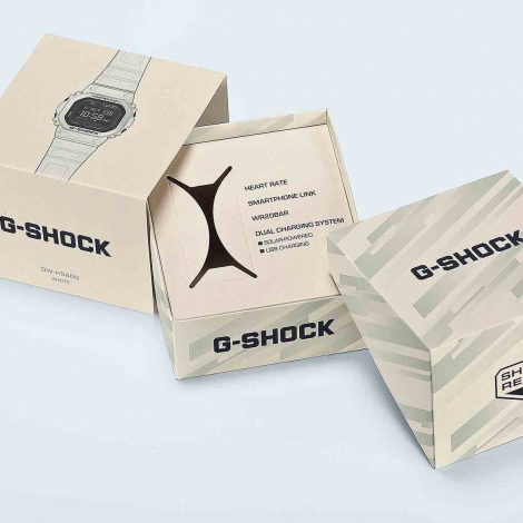 Montre GShock G-Squad - Srie DW-H5600 - Blanc