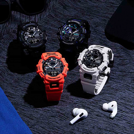 Montre GShock G-Squad - Srie GBA-900 - Blanc
