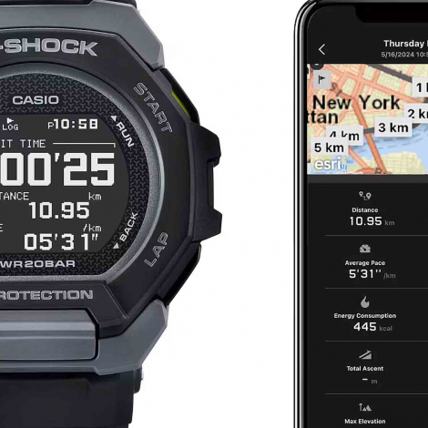 Montre GShock G-Squad - Srie GBD-300 - Noir