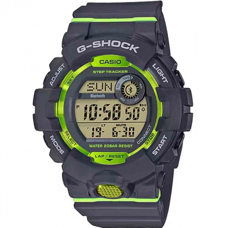 Montre GShock G-Squad - Srie GBD-800 - Gris & Vert