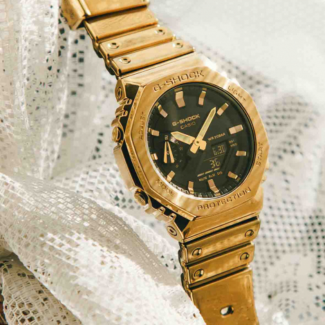 Montre GShock G-Steel - GM-2100 Series - Noir & Or