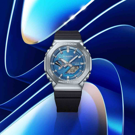 Montre GShock G-Steel - Srie GBM-2100 - Bleu