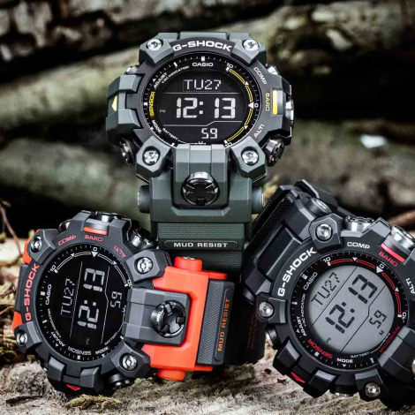 Montre GShock Master of G - Mudman - Kaki