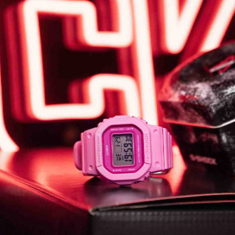 Montre GShock The Origin Lady - Srie GMD-S5600 - Rose Fluo