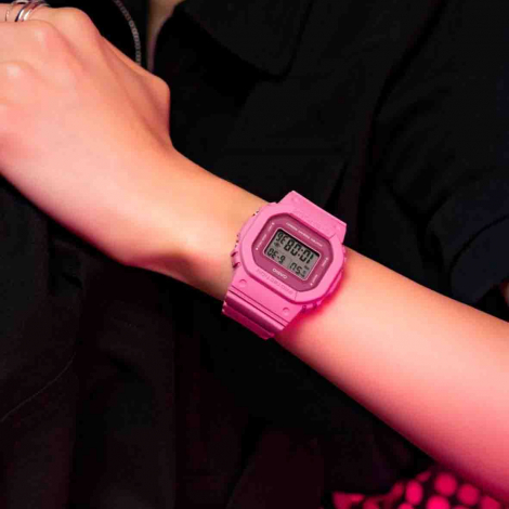 Montre GShock The Origin Lady - Srie GMD-S5600 - Rose Fluo