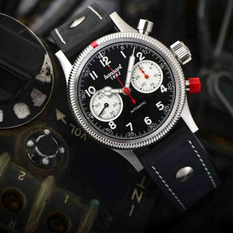 Montre Hanhart 1882 Pionner MK2 Panda Invers