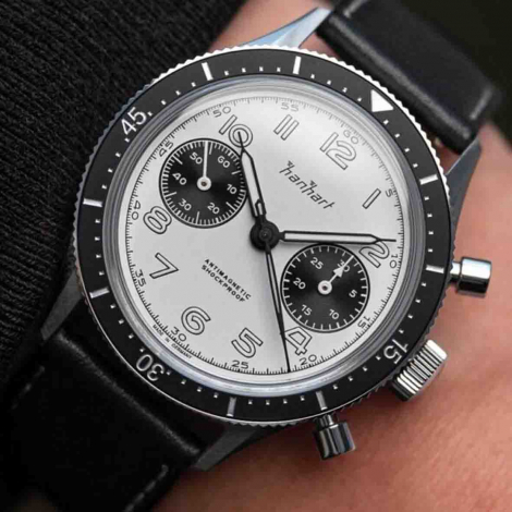 Montre Hanhart 415 ES Reverse Panda