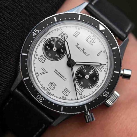 Montre Hanhart 415 ES Reverse Panda