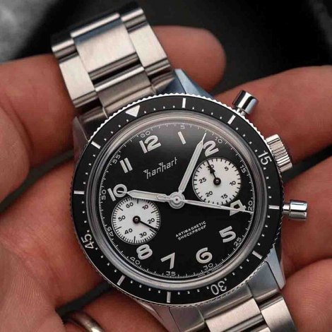 Montre Hanhart 415 ES Reverse Panda