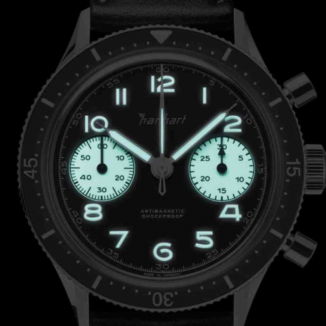 Montre Hanhart 415 ES Reverse Panda