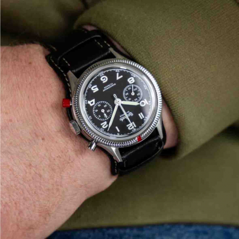Montre Hanhart 417 ES Flyback Panda - 1954