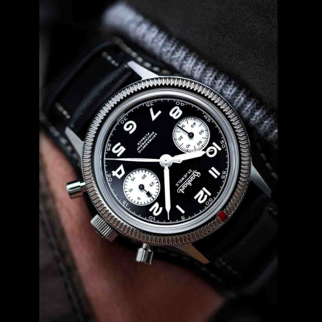 Montre Hanhart 417 ES Flyback Panda - 1954
