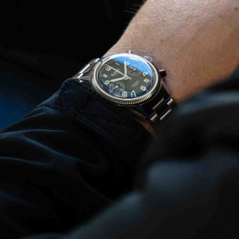 Montre Hanhart 417 ES Flyback Steve Mc.