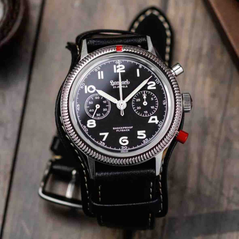 Montre Hanhart 417 ES Flyback Steve Mc.